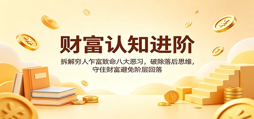 财富认知进阶:拆解穷人乍富致命八大恶习,破除落后思维,守住财富避免阶层回落-熊猫博客