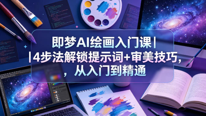 即梦AI绘画入门课|4步法解锁提示词+审美技巧,从入门到精通-熊猫博客