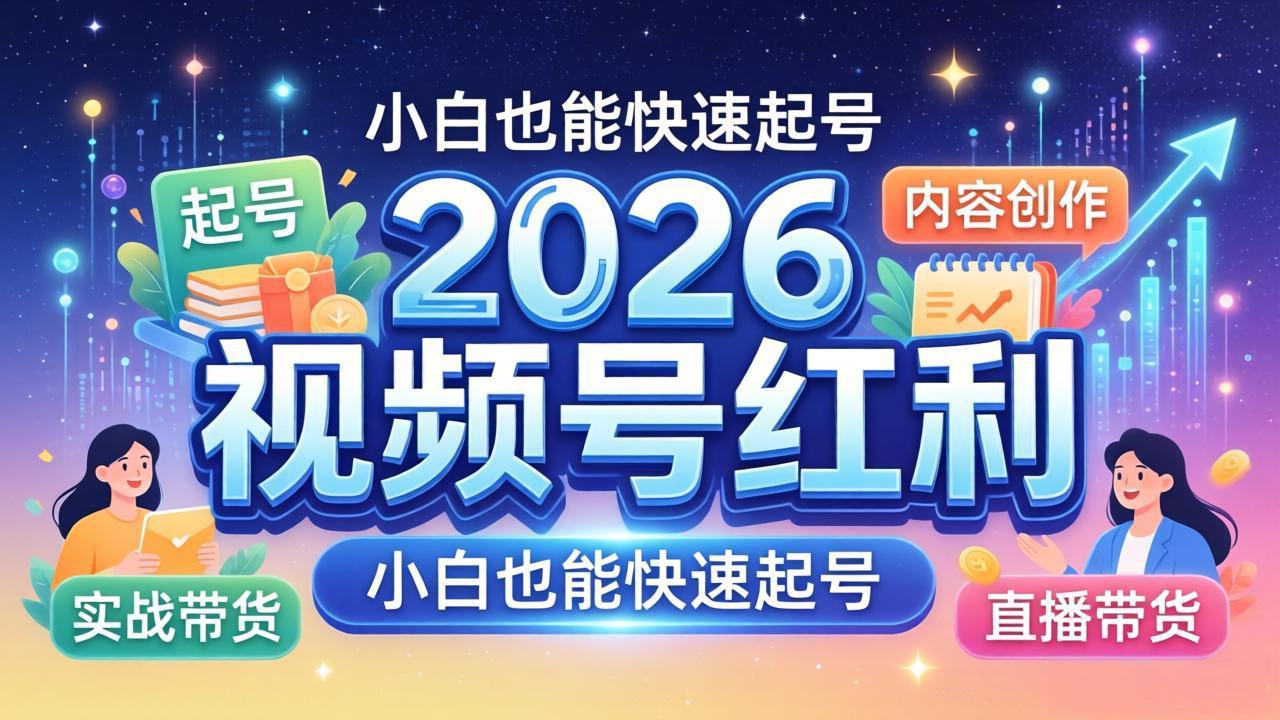 2026视频号红利实战营,大佬亲授起号、内容、直播、IP、投流、私域、矩阵全套落地打法-熊猫博客