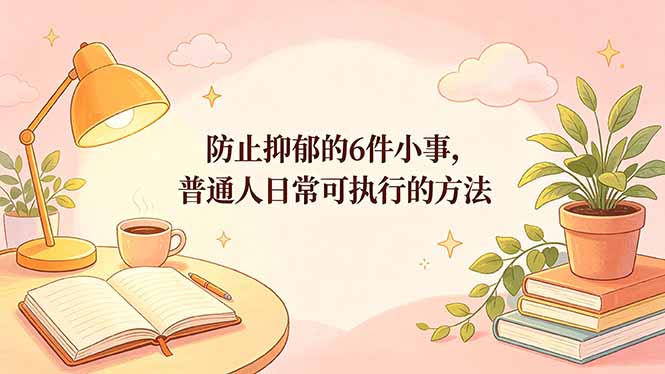 付费文章:防止抑郁的6件小事,普通人日常可执行的方法-熊猫博客